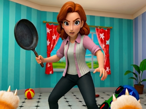 Bad Cat Prankster   Moms Return cover