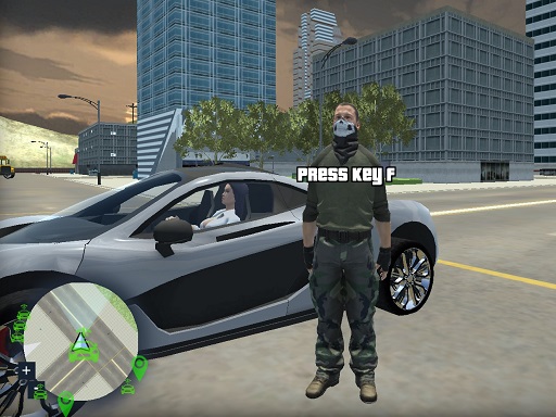 Crazy GTA Mercenary Driver cover