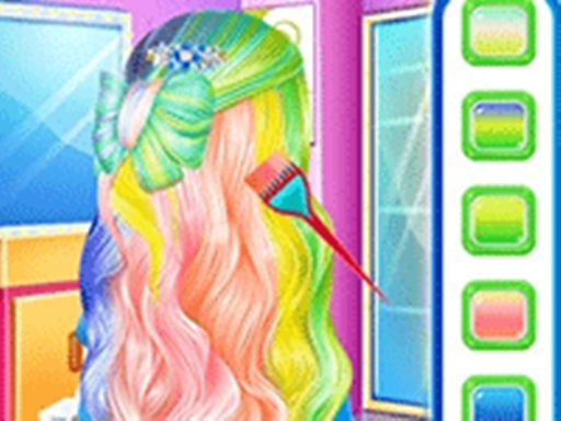 Princess Fashion Rainbow Hairstyle Design cover